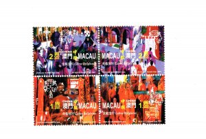 Macao Macau China Year 2001 Religions MNH block