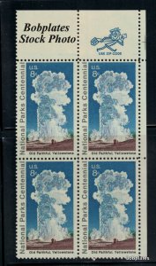 BOBPLATES #1453 Old Faithful Zip Block F-VF NH <=>See Details for Positions