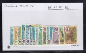 Swaziland 160-74 Animals mint