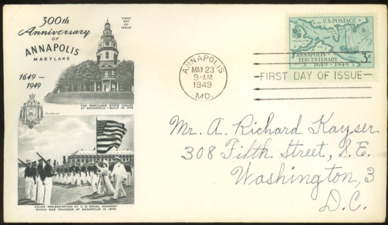 U.S. #984 FDC F-VF