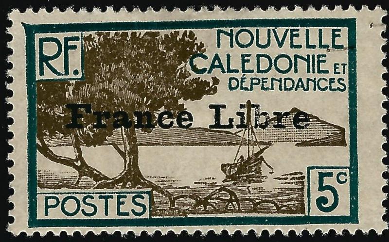 New Caledonia #221 Mint Fine w/thin SCV$13.50...French Colonies are Hot!