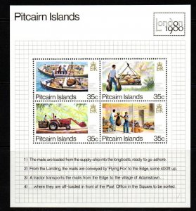 PITCAIRN ISLANDS SGMS205 1980 LONDON 1980 MNH