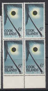 COOK ISLANDS, Scott 159, MNH block