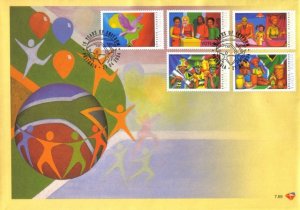 South Africa - 2004 10 Years of Freedom FDC SG 1471-1475