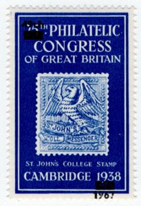 (I.B) Cinderella : 49th Philatelic Congress (Cambridge 1967) St John's College