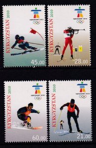 Kyrgyzstan 353-356 Winter Olympics MNH VF