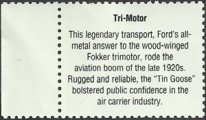 # 3142p MINT NEVER HINGED ( MNH ) TRI-MOTOR