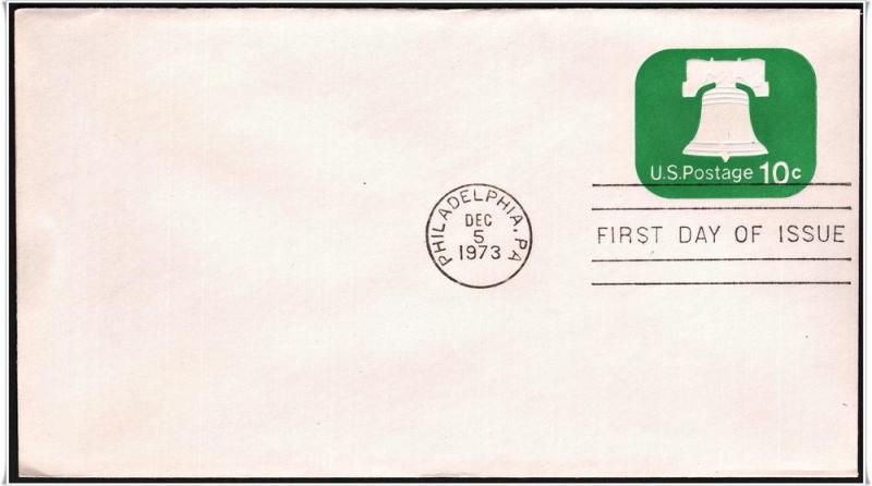 SC#U567 10¢ Liberty Bell FDC (No Cachet)