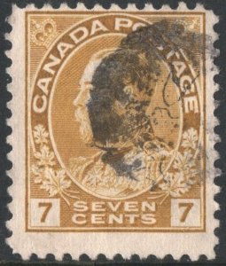 Canada SC#113 7¢ King George V (1912) Used