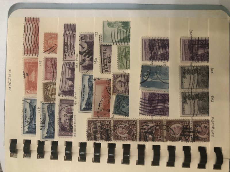 2 Stamp Stock Books Full Of Old U.S Has Some Revenue + Other Countries