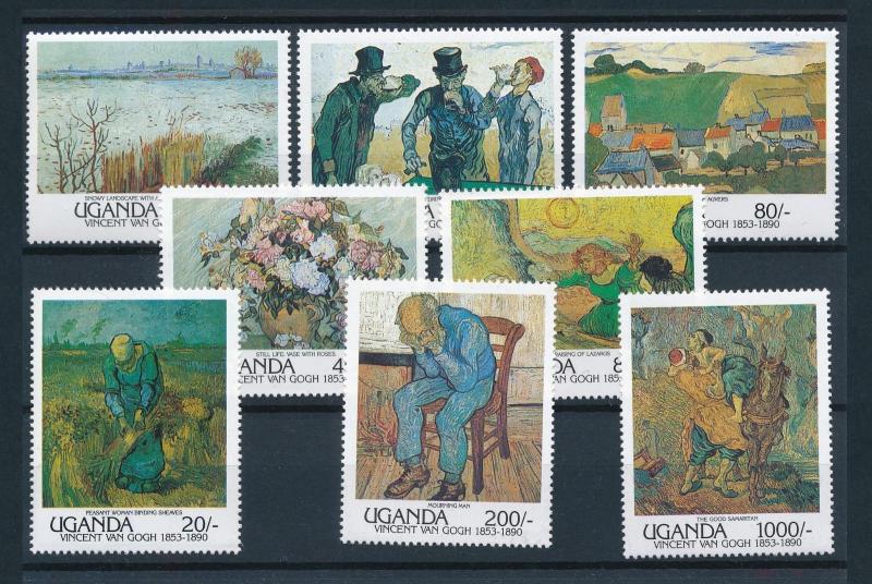 [75275] Uganda 1991 Paintings Vincent van Gogh  MNH