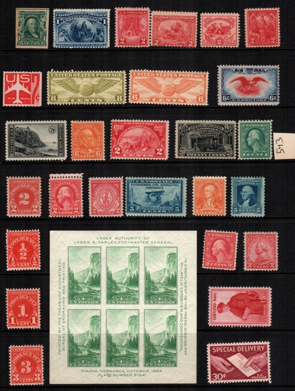 United States 29   MNH diff $ 138.00