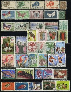 Madagascar Malagasy Republic Postage Africa Stamp Collection Used Mint LH