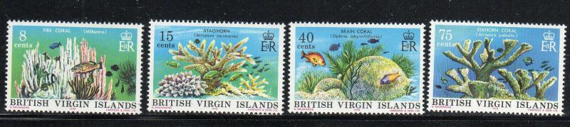 VIRGIN ISLANDS #333-336  1978  CORALS   MINT VF NH O.G