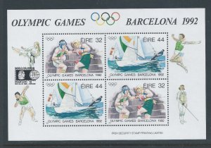 Ireland #855a NH Summer Olympic Games Barcelona '92 SS wi...