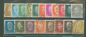 Germany #366-384  Single (Complete Set)