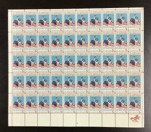 1320  Saving Bonds Servicemen  MNH 5 c  Sheet  of 50  FV $2.50 1966