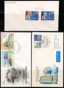 UPU UNIVERSAL POSTAL UNION ET CETERA LOT OF  29  FIRST DAY COVERS  AS SHOWN