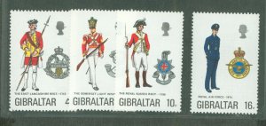 Gibraltar #310-313 Mint (NH) Single (Complete Set)