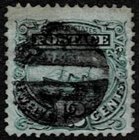 1869 United States Scott Catalog Number 117 Used