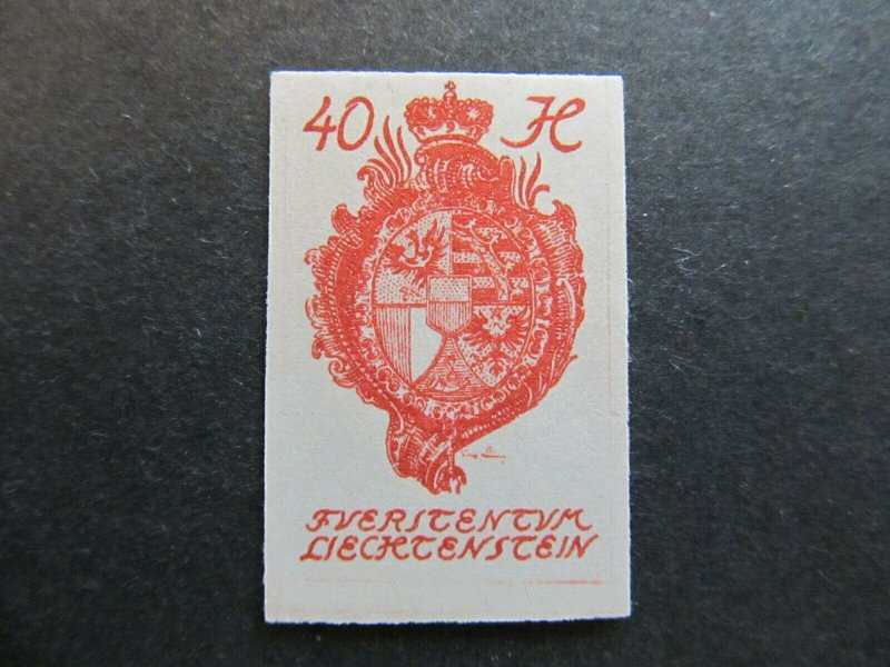 A4P26F63 Liechtenstein 1920 40h mh*