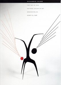 USPS FDC Ceremony Program #3198-#3202 C1  Calder Art Mobile Strip/5 DC 1998