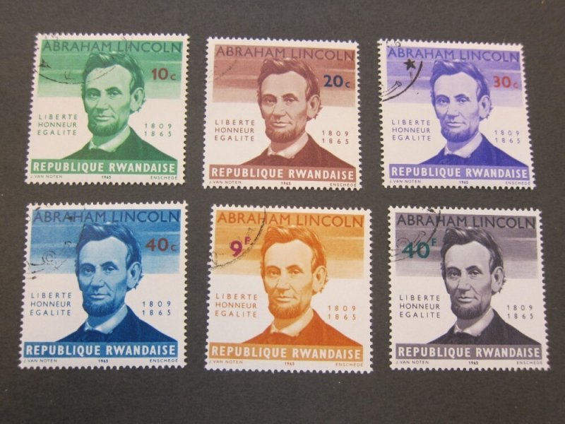 Rwanda 1965 Sc 92-7 CTO set FU