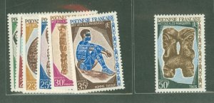 French Polynesia #233-40  Single (Complete Set) (Art)