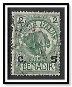 Italian Somaliland #11 Elephant Surcharged Used