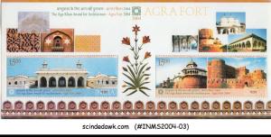 INDIA - 2004 AGA KHAN AWARD FOR ARTICHECTURE, AGRA FORT- M/S MNH