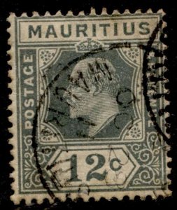 Mauritius #144 KEVII Used CV$3.00 - Has pencil mark