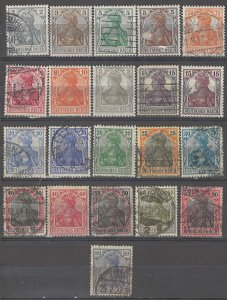 COLLECTION LOT # 5065 GERMANY 21 STAMPS 1902+ CV+$23