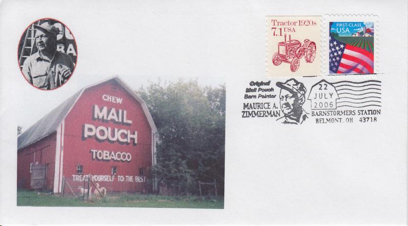 2006 Barn Painter Maurice Zimmerman Mail Pouch Belmont OH 2