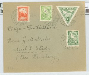 Latvia 174-76/C6 1936 Cere postmarks