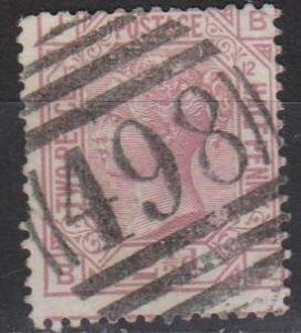 Great Britain #67 Plate 12 F-VF Used CV $52.50 (A13497)