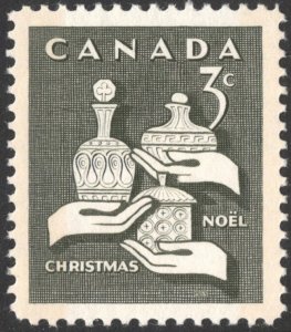 Canada SC#443p 3¢ Christmas: Gifts from the Wise Men: Tagged (1965) MLH