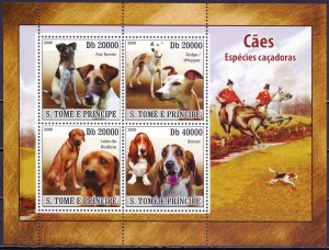 Sao Tome and Principe. 2008. 3659-66. Dogs. MNH.