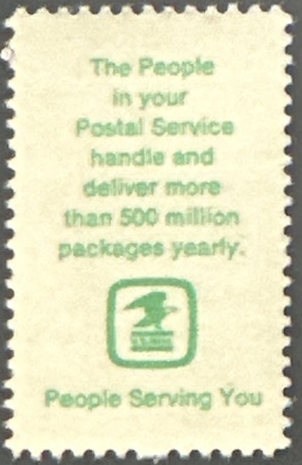 Scott #1492 1973 8¢ Postal Service Employees Sorting Parcels MNH OG