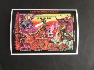 Guinea 1993 Dinosaurs. Tyrannosaurus Rex Mini sheet ms1586.