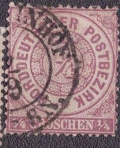 North German Confederation - 13 1869 Used