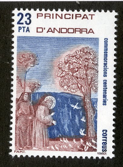 SPANISH ANDORRA 149 MNH BIN $.35 RELIGION