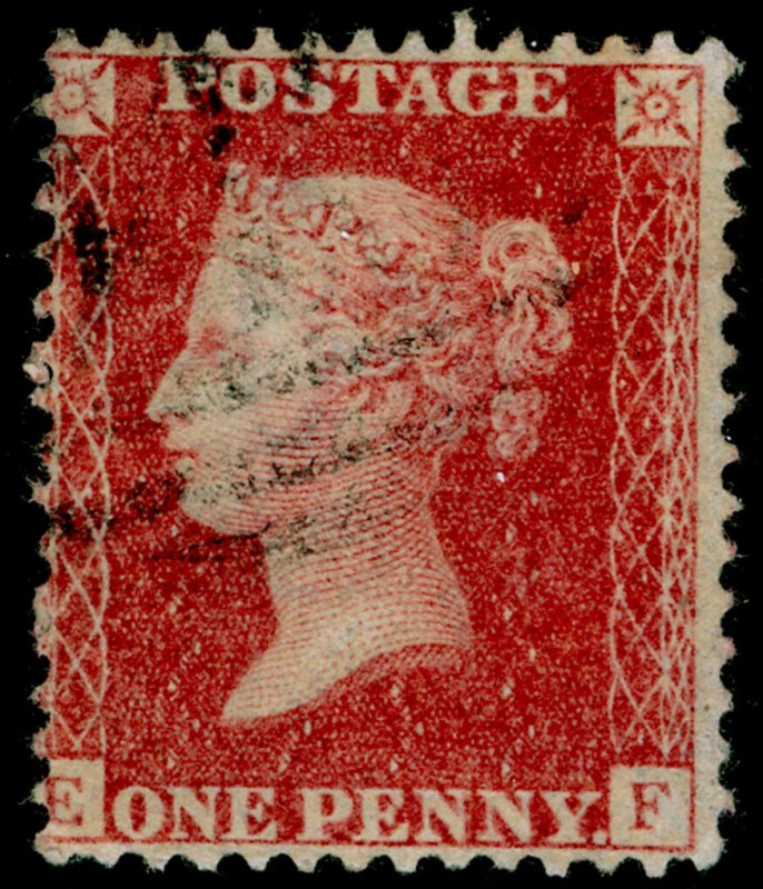 SG40, 1d rose-red, LC14, FINE USED. Cat £12. EF