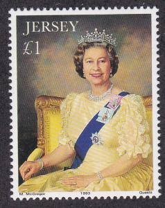 Jersey # 505, Queen Elizabeth's Coronation 40th Anniversary, NH, 1/2 Cat.