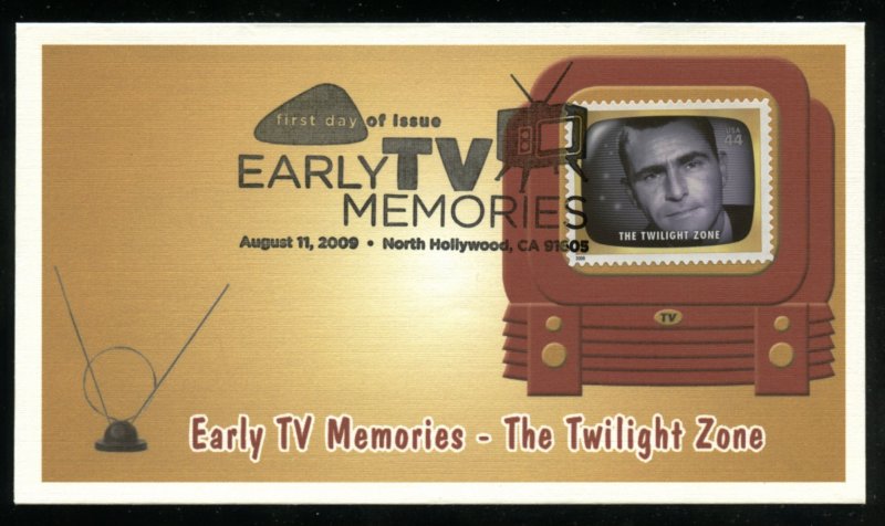 US 4414s Early TV Memories The Twilight Zone UA Fleetwood cachet FDC DP