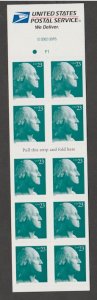U.S. Scott Scott #3618c Washington Stamps - Mint NH Booklet Pane - Plate P1