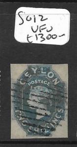 CEYLON (PP0302B) CHALON QV  2/-  SG 12  VFU