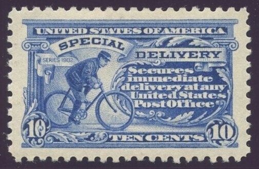 US Scott #E9 Mint, XF/S, H, PFC (Graded 95J)
