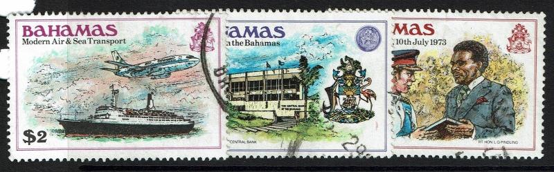 Bahamas SC# 477-479, Used, Minor Creasing - Lot 021217