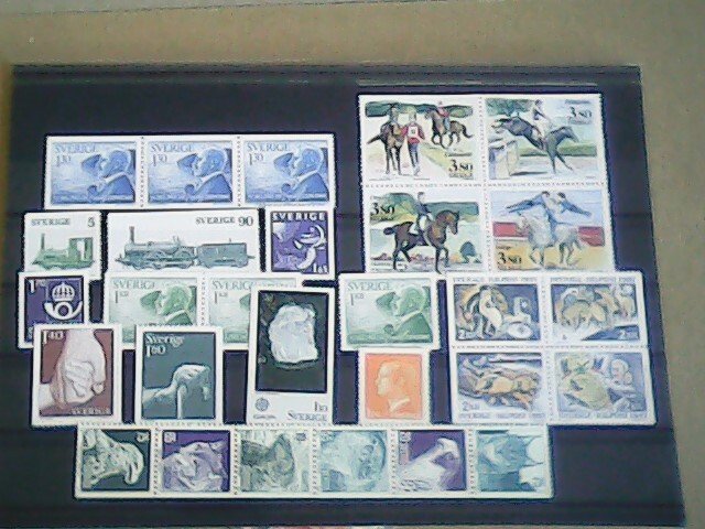 Sweden  MNH   nice lot of stamps