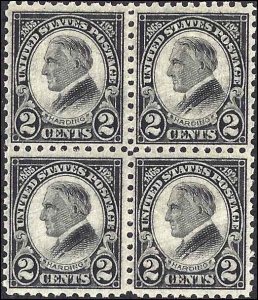 612 Mint,OG,NH... Block of 4... SCV $130.00